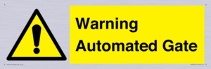 Warning Automated Gate